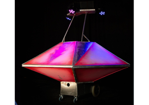 souccoupe volante de spectacle décor char de deambulation
