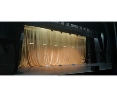 Rideau Frizzle Glitter Doré 16x8m