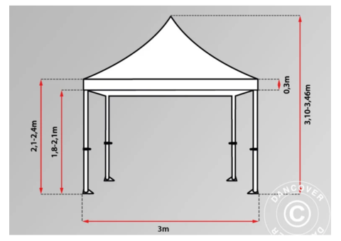 TENTE FLEXTENT 300x300