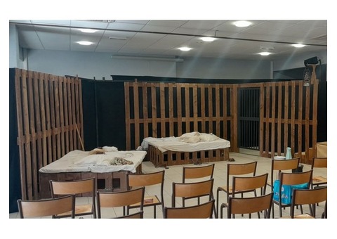 Ensemble panneaux et basflancs bois intérieur cellule