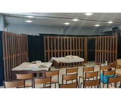 Ensemble panneaux et basflancs bois intérieur cellule