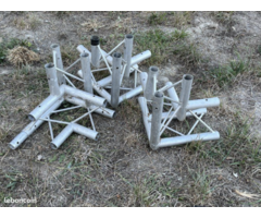 Lot de 4 angles de structure alu Truss Événementiel Scène