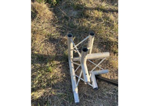 Lot de 4 angles de structure alu Truss Événementiel Scène