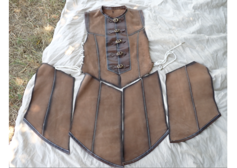 Armure en cuir Renaissance Medieval Fantasy