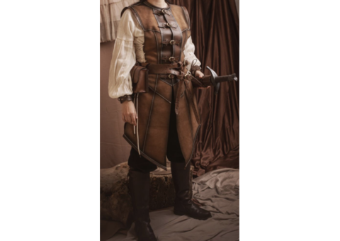 Armure en cuir Renaissance Medieval Fantasy