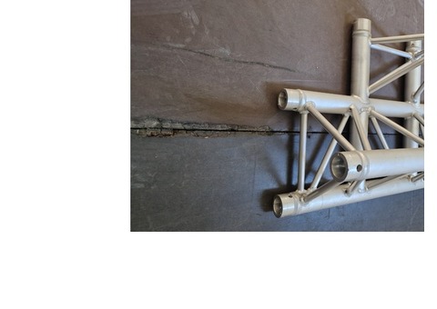 Structure aluminium triangle Raccord T 8 pièces