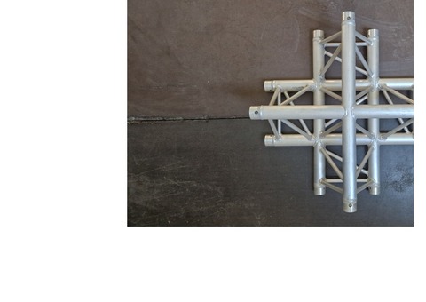 Structure aluminium triangle Raccord X 2 pièces