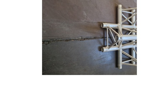 Structure aluminium triangle Raccord X 2 pièces