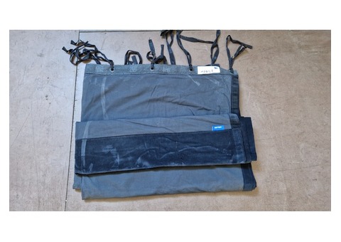 Pendrillons velour noir 4m35 x 1m44
