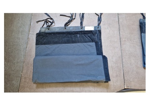 Pendrillons velour noir 4m35 x 1m44