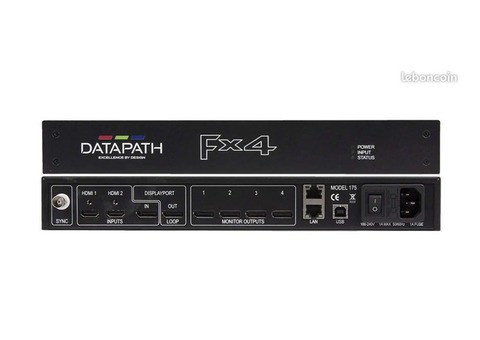 Contrôleur de mur dimages 4K Datapath Fx4