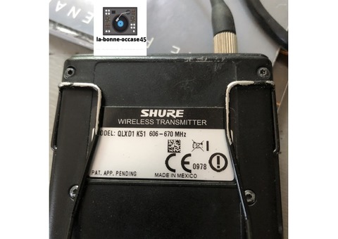 Vend émetteur ceinture QLXD1 Shure
