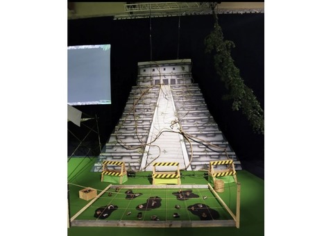 Lot de 2 temple Maya pour festival
