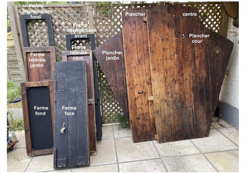 Praticable en bois